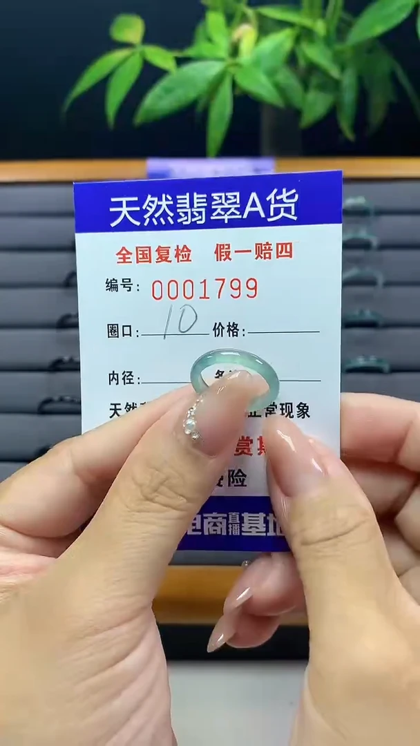 【闪购商品】翡翠戒圈未镶嵌天然翡翠A货1799