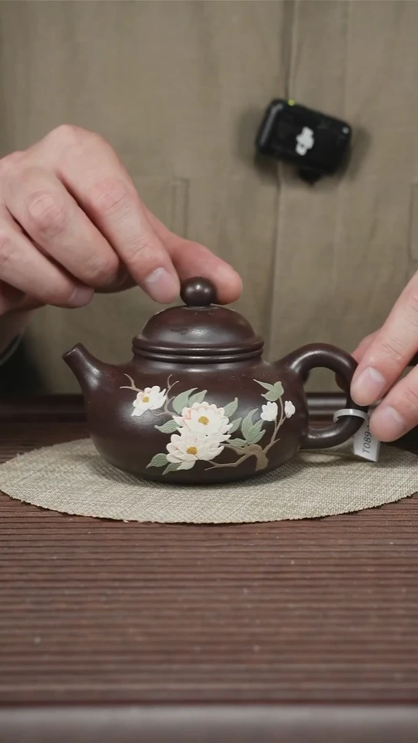 茶壶紫砂容天 老紫泥