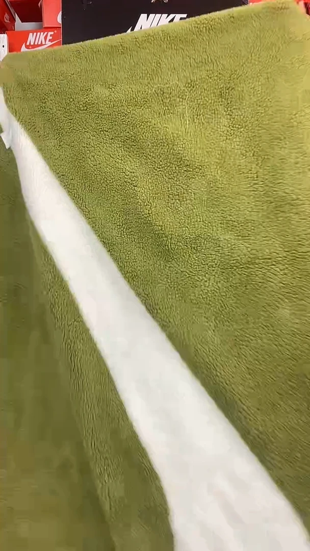 户外露营绿毛毯 三防面料尺寸1*1.5米