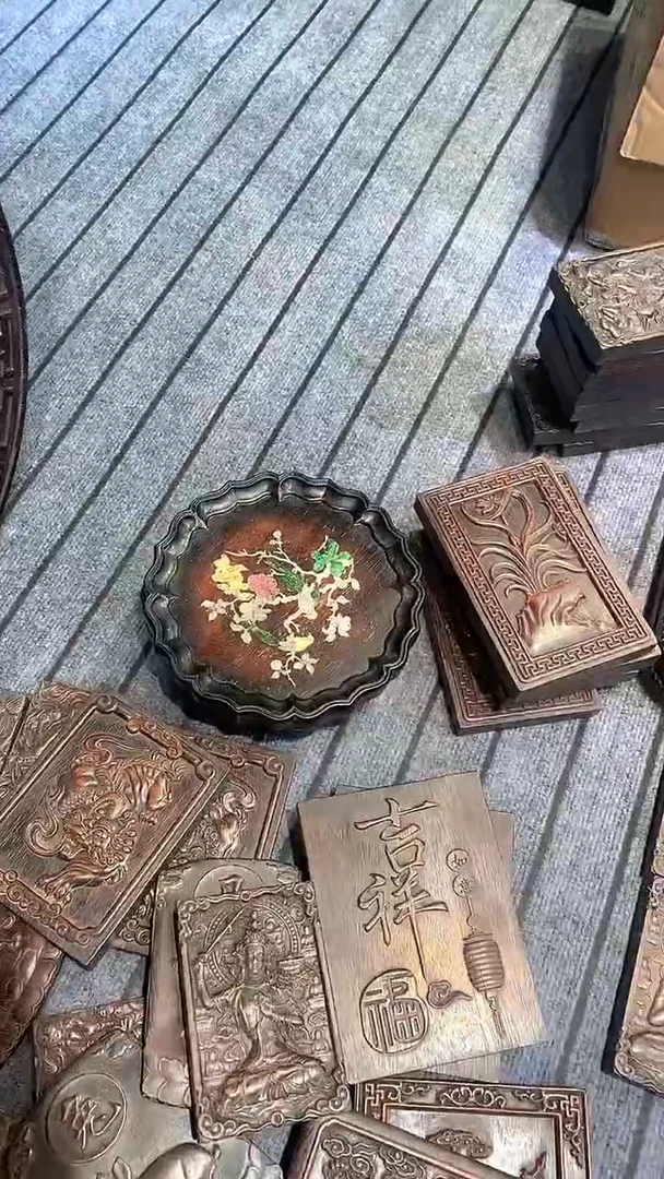 木天*要紫檀雕刻一物一拍