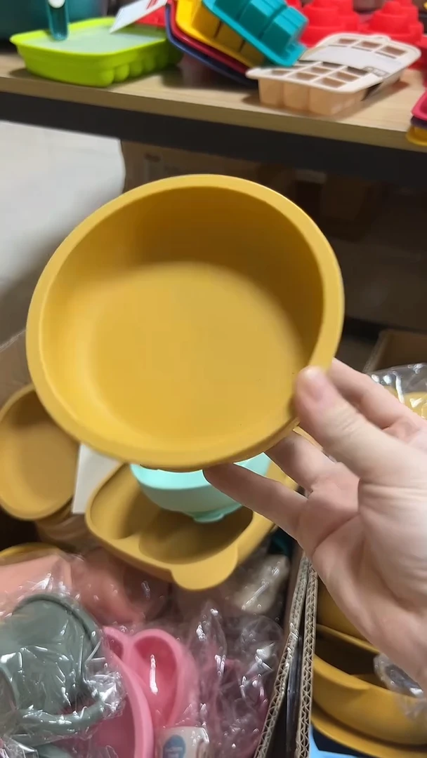 硅胶黄色3-圆 碗