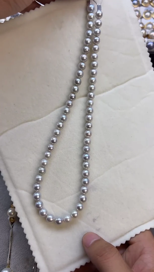 海水珍珠未镶嵌颈饰真多麻项链