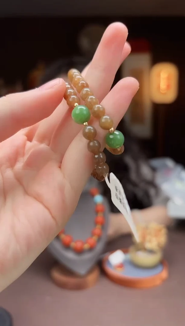 和田玉未镶嵌把件KK8 糖料手串 多样性发货发其一