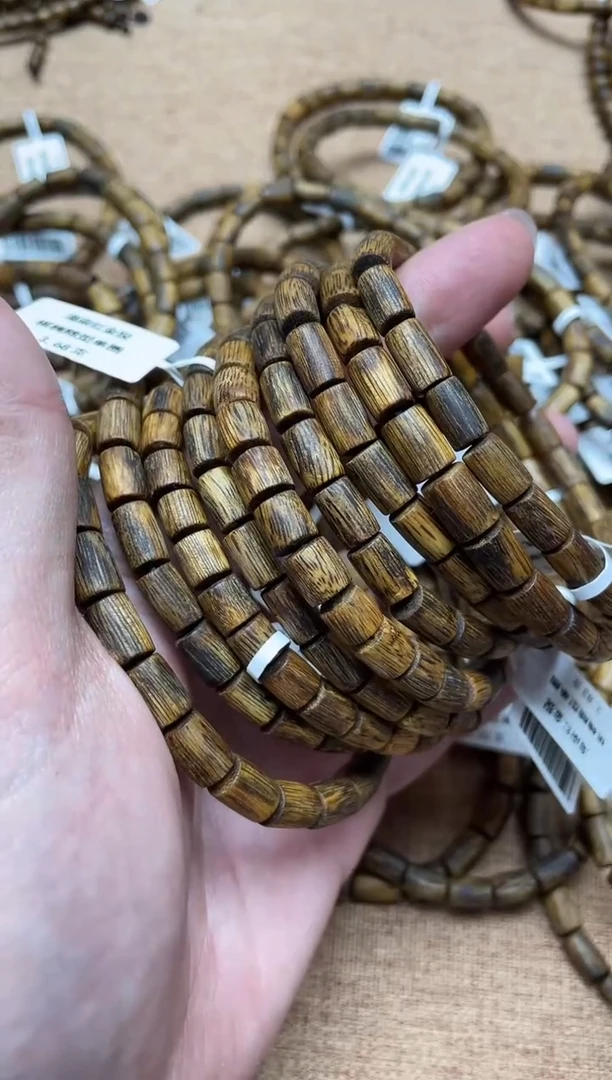 沉香手串红金猊随型单圈多样性发其一