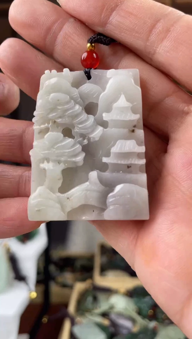 项链未镶嵌和田玉拍一发一，多样性发货