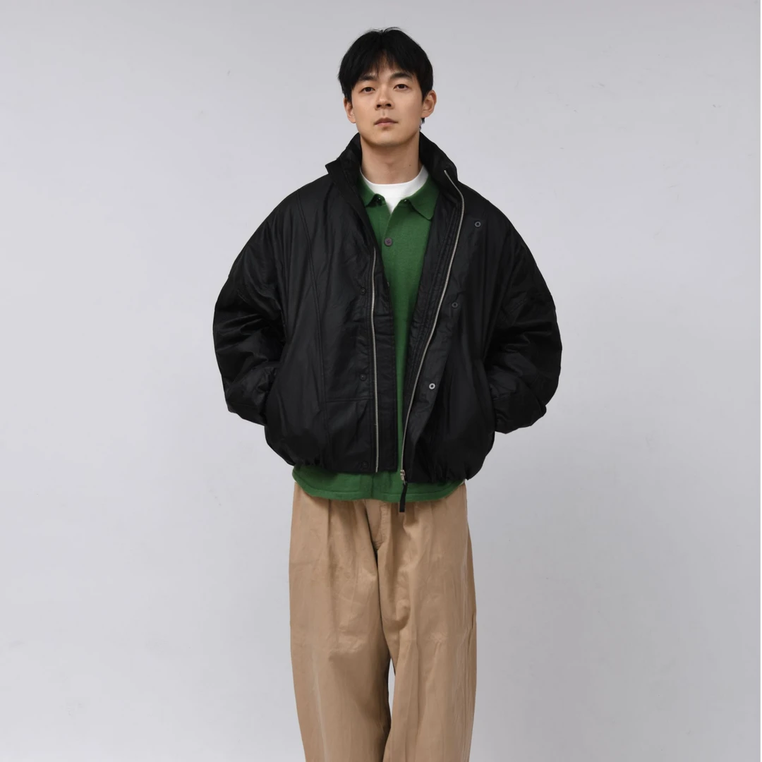 短款男装冬季新款立领美式复古羽绒服男士宽松休闲白鸭绒皮外套潮