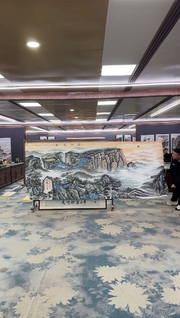 国画W-王红兵-大丈二-山水国画