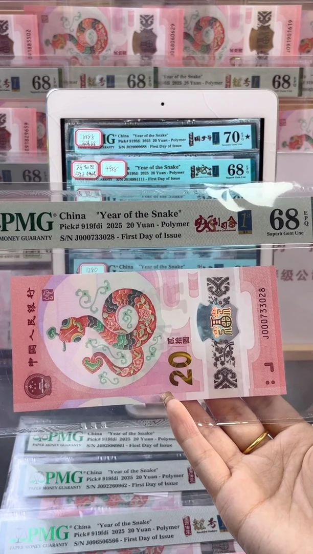 【闪购商品】塑料蛇副司令首日标 PMG68分尾028