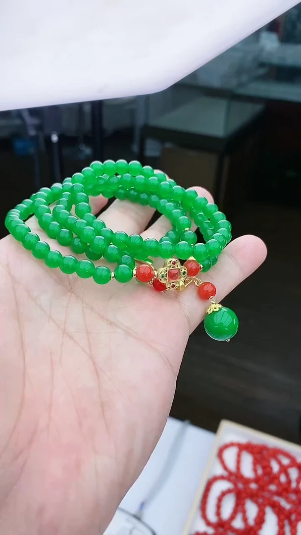 【闪购商品】翡翠颈饰14K金镶嵌D229项链