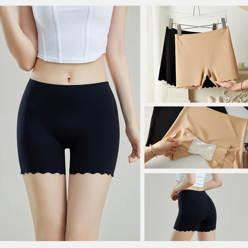 粉底液无痕安全裤 软糯亲肤夏季透气收腹裤女【2件装】