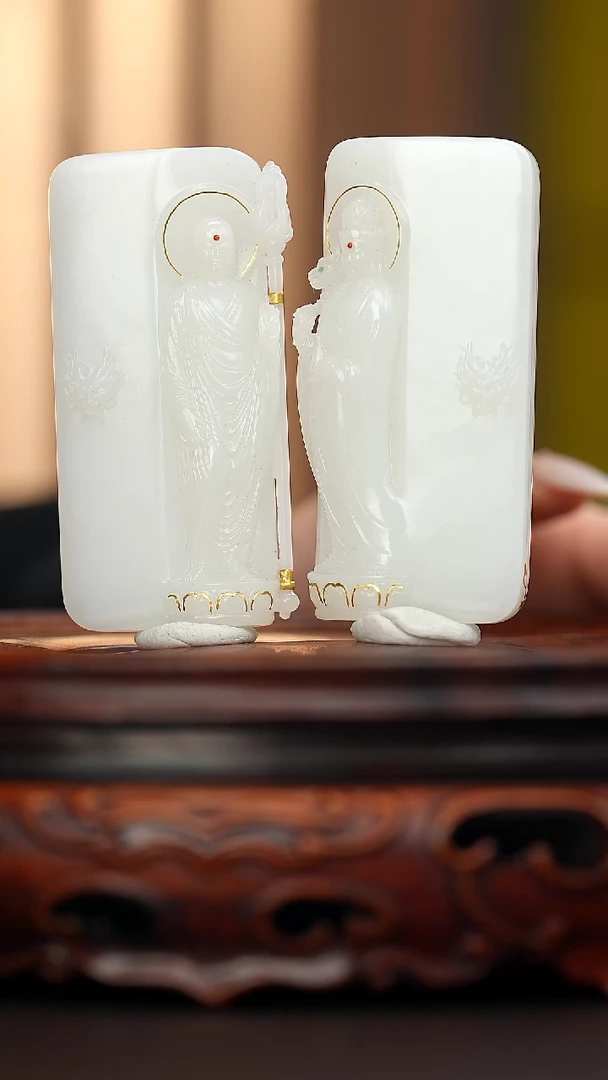 未镶嵌和田玉挂件道*和田玉