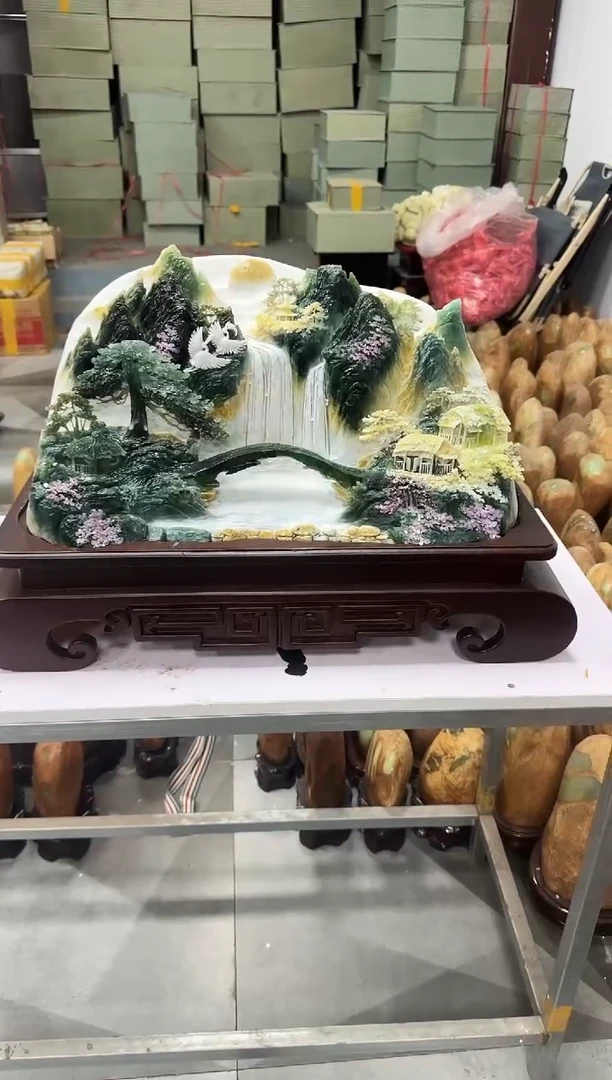 石材天然石材高端家居装饰摆件