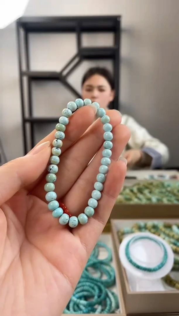 【闪购商品】绿松石珠宝奇石未镶嵌6+mm