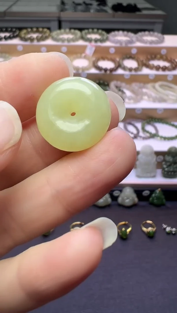 颈饰未镶嵌和田玉86号链接约卡18*7