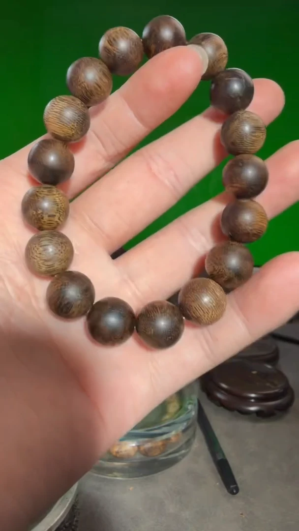 沉香手串润*多样性发一