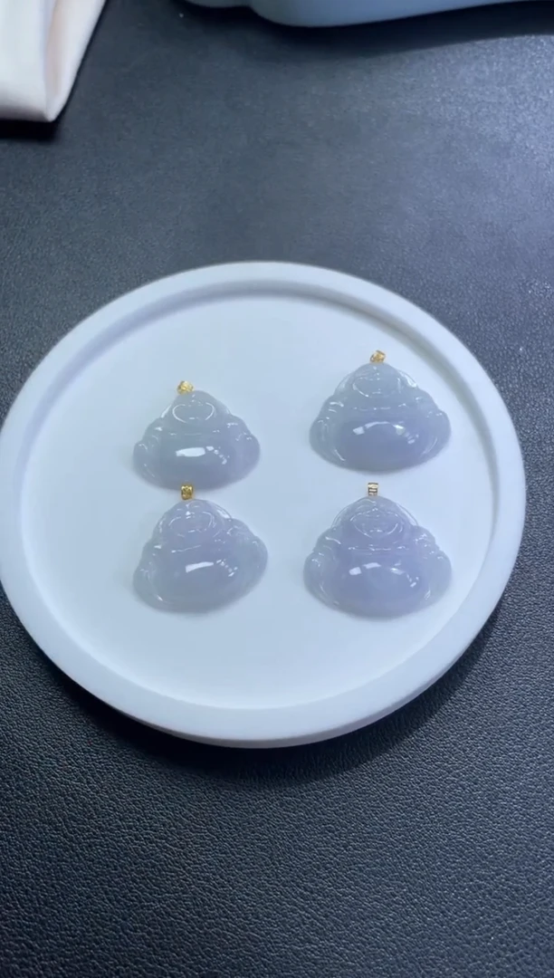 颈饰18K金镶嵌翡翠DDJ52515/多样性发一