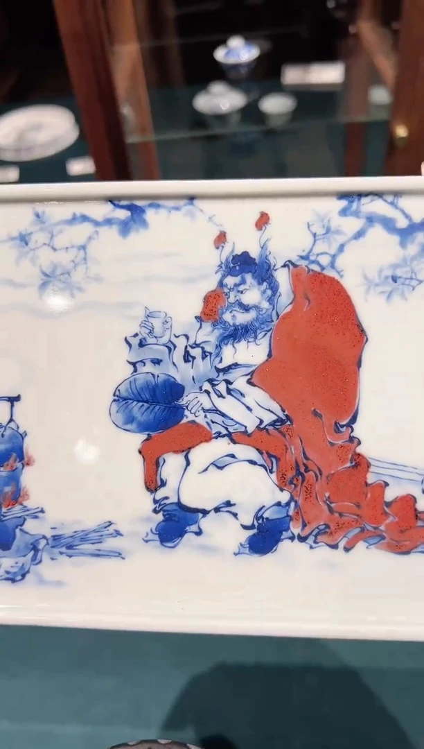 【闪购商品】陶瓷盖子款钟馗瓷板