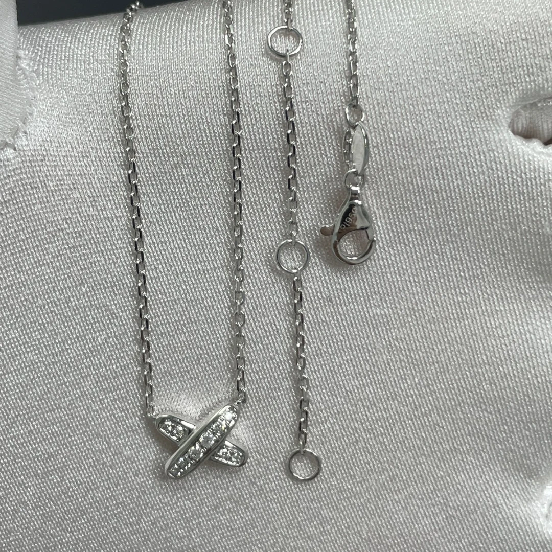 （双11）小交叉项链满钻  多样性发一件