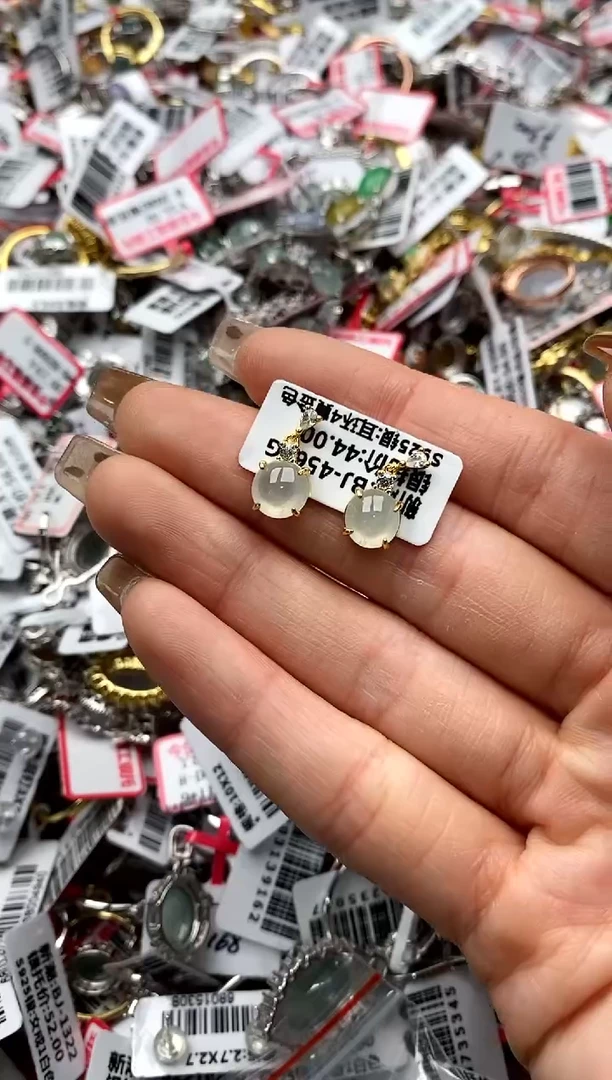【闪购商品】翡翠戒指银S925镶嵌222222222      9