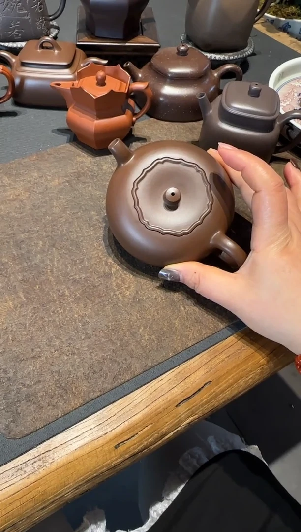 【闪购商品】紫砂茶壶柿柿如意