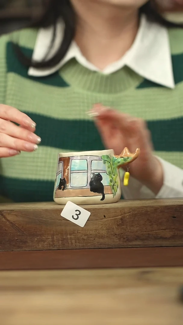 设计师手作！喵喵咖啡杯系列！