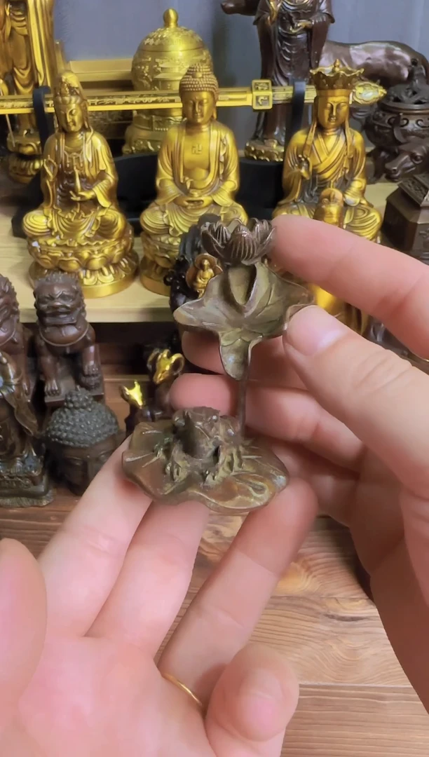 黄铜老黄古铜摆件装饰品