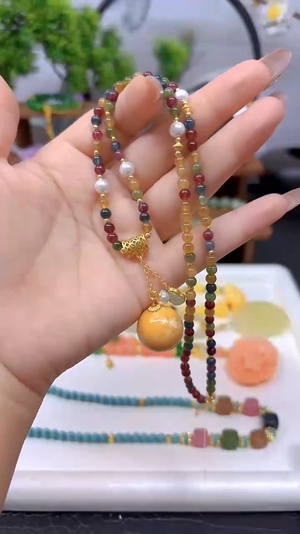 未镶嵌颈饰碧玺X741