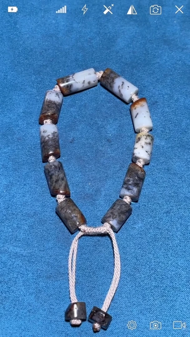 定制和田玉HSS特色桶珠手绳