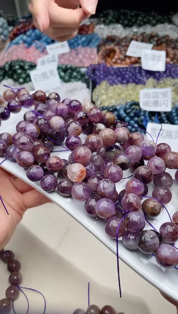 【闪购商品】水晶手链银S925镶嵌紫极光529