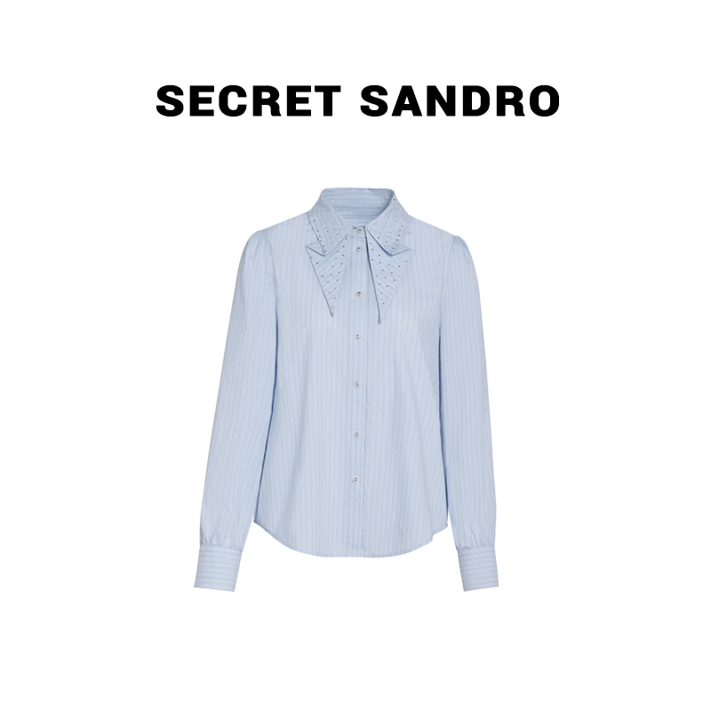 【小蝴蝶结】【多娜&Secret Sandro粉丝专享】衬衫  C25285013N