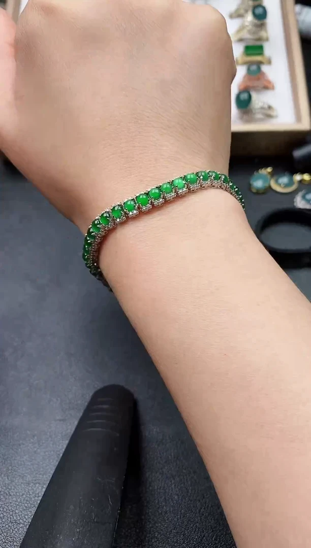 银S925镶嵌戒指翡翠小*号1111111111111