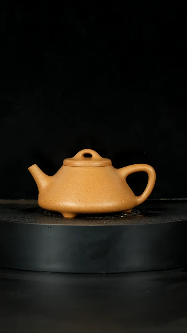 【闪购商品】紫砂茶壶明清老宕口黄金段子也石瓢