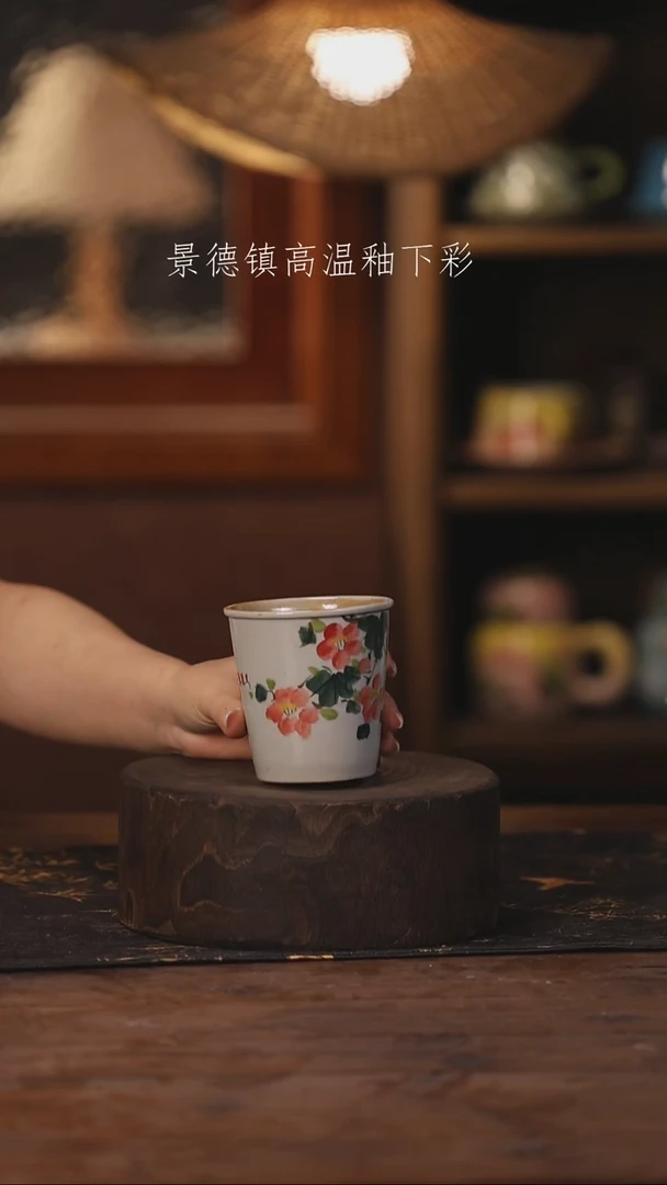 陶瓷景德镇高温釉下手绘陶瓷163
