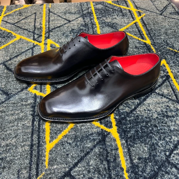 202531正装皮鞋男牛津款琴底铜头商务真皮大底手工固特异新郎婚鞋