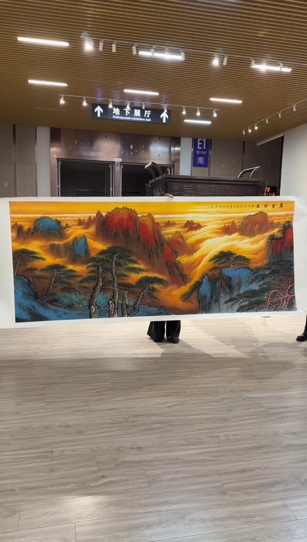 国画55赵隆轩美术馆李庆兴老师作品