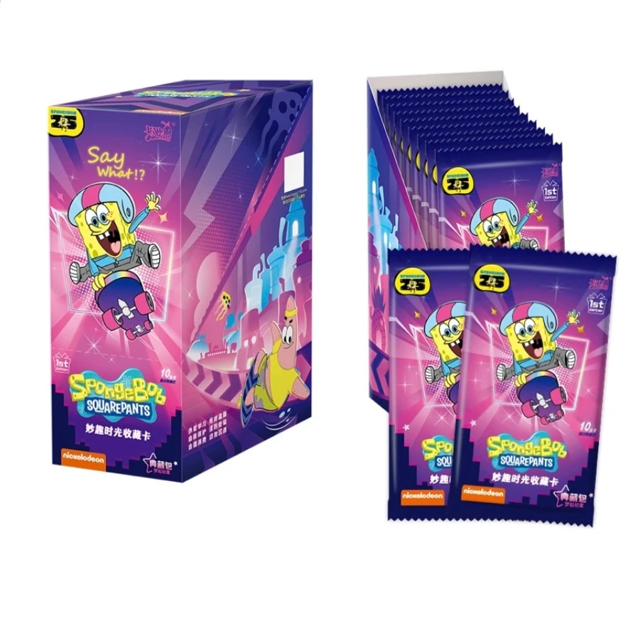 【玩法】海绵宝宝妙趣时光收藏卡典藏PE包（默认代拆）