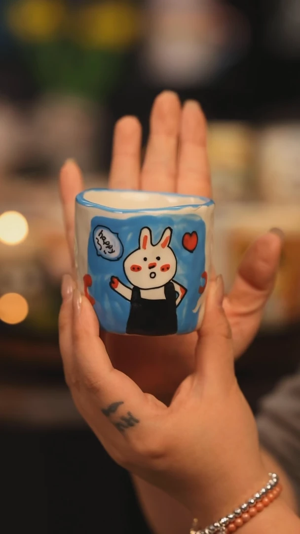 【闪购商品】摆件景德镇釉下彩绘设计师款陶瓷