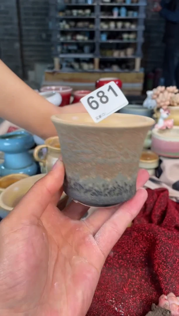 【闪购商品】摆件681小芳知木花盆编号