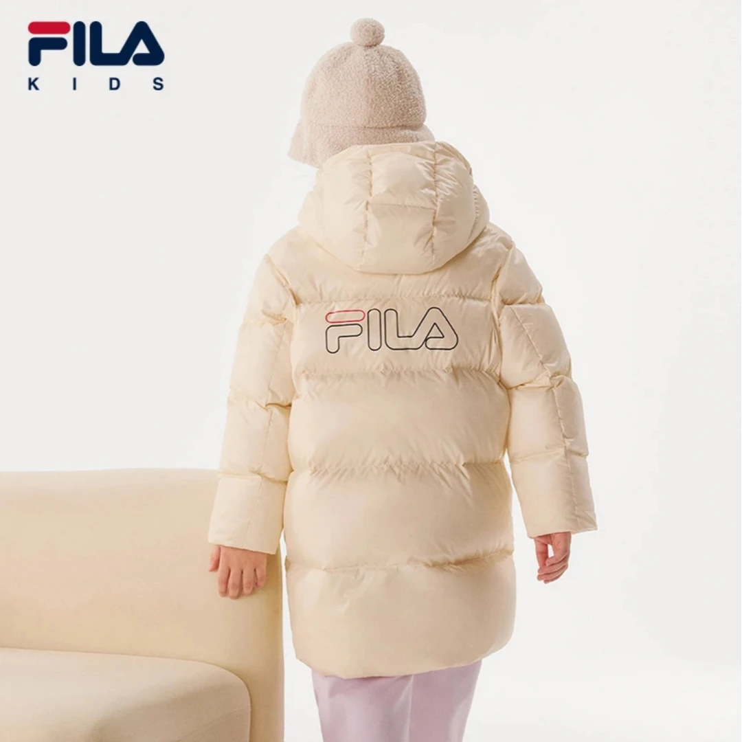 【斐乐儿童】2024年秋冬新款亲子保暖连帽羽绒服男女同款K11B441930