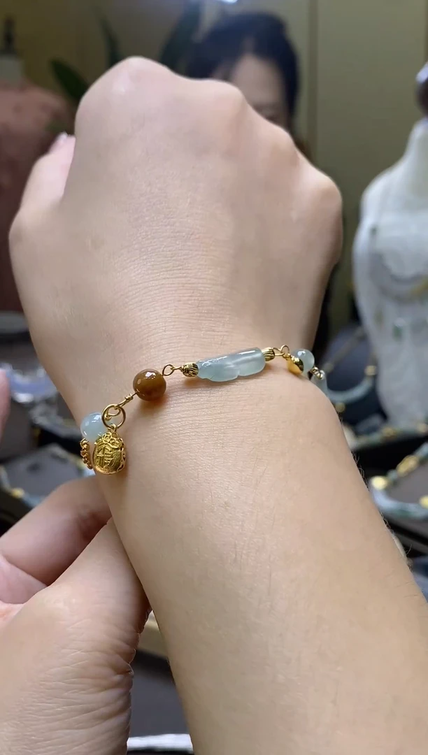 翡翠银S925镶嵌吊坠(不含链)净货12646