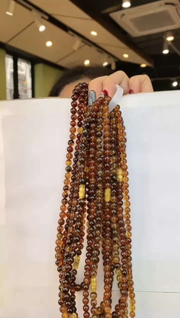 【闪购商品】琥珀颈饰未镶嵌多样性发一