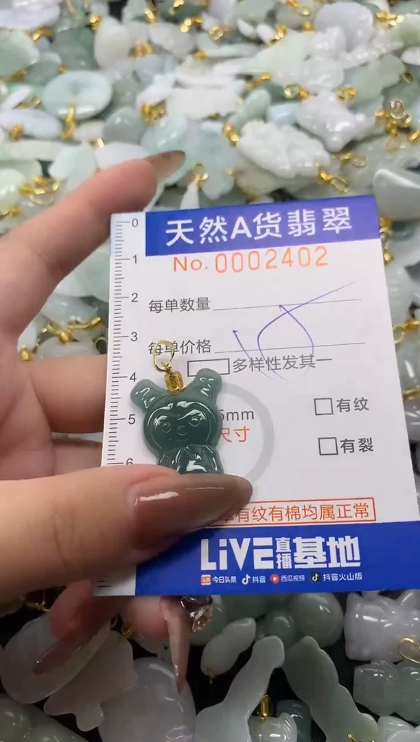 翡翠未镶嵌颈饰天然A货翡翠