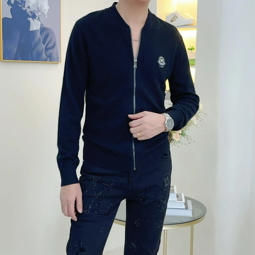 99153小图标男士绵羊毛（XD）休闲开衫毛衣