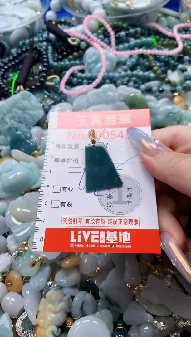 翡翠未镶嵌吊坠(不含链)5435
