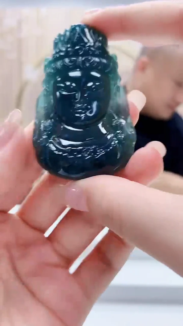 定制翡翠未镶嵌4969lr-毛货挂件105