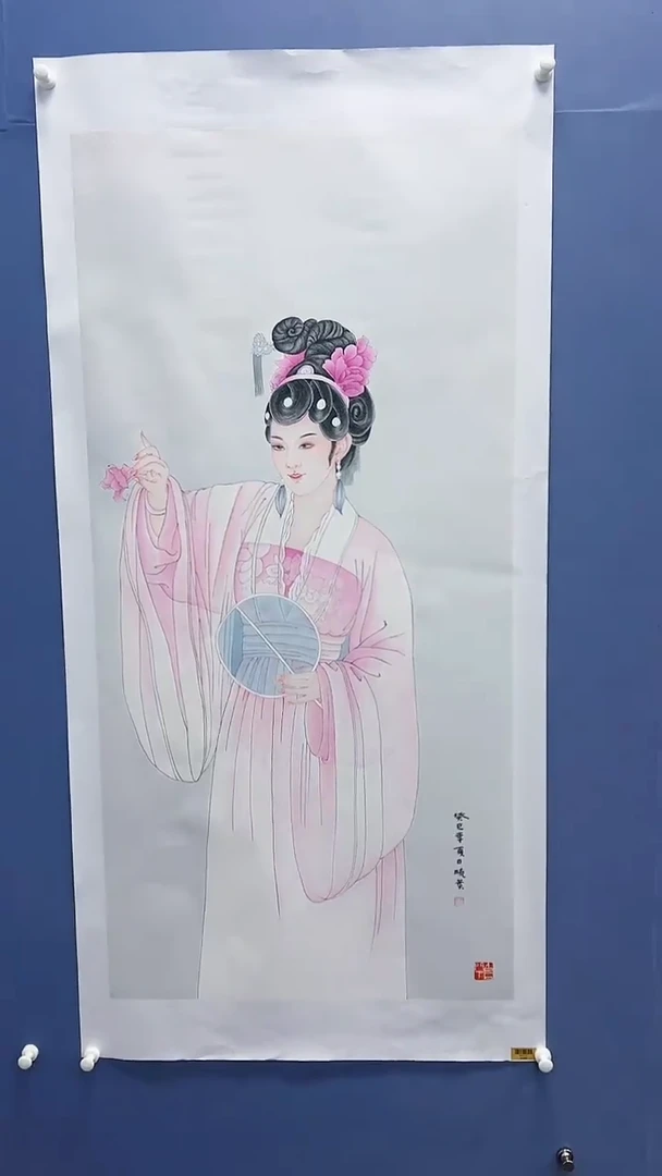 【闪购商品】绘画柳晓叶绘画8平尺工笔人物