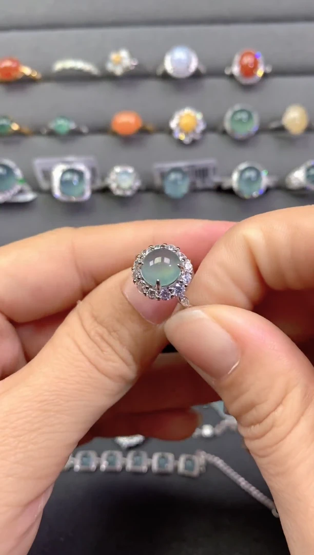 未镶嵌戒指翡翠天然A货翡翠