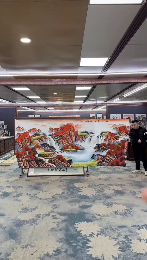 国画W-刘雪红-大丈二-山水国画