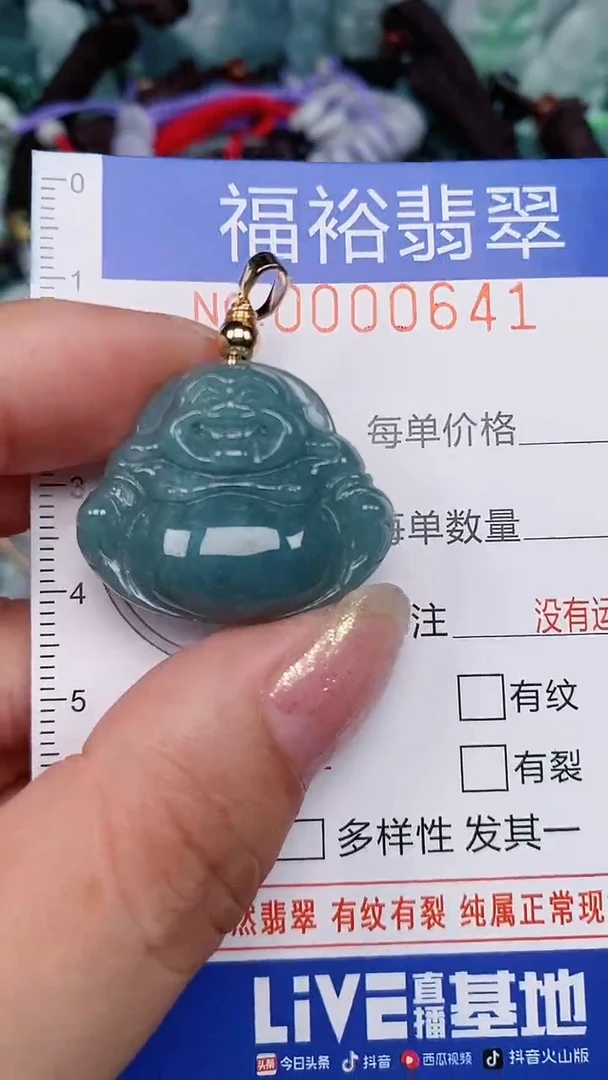 翡翠未镶嵌颈饰...0000641