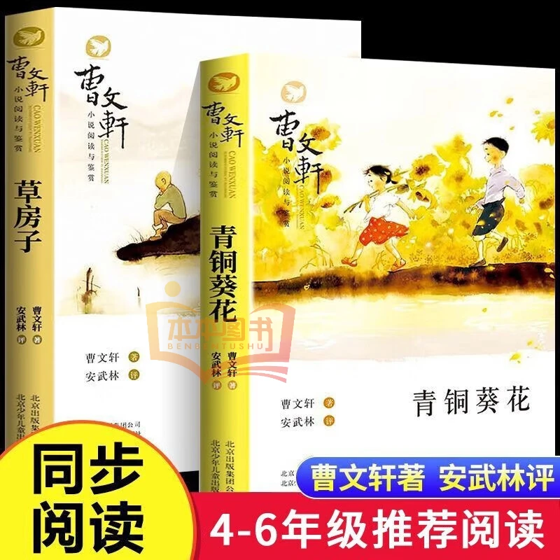 青铜葵花+草房子曹文轩纯美小说系列全集儿童文学 正版原著完整版